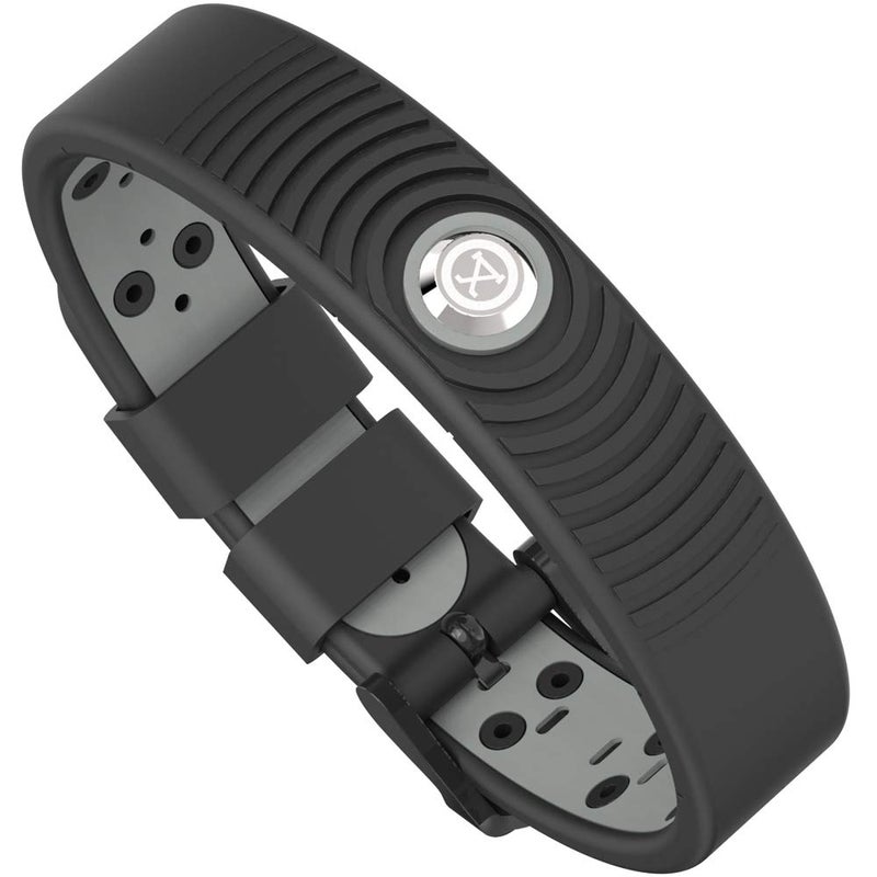 PROEXLÂ® 18 MAX Sports Magnetic Bracelet - Waterproof - Breathable Strap - Super Strength - (Black Gray) - Image 1